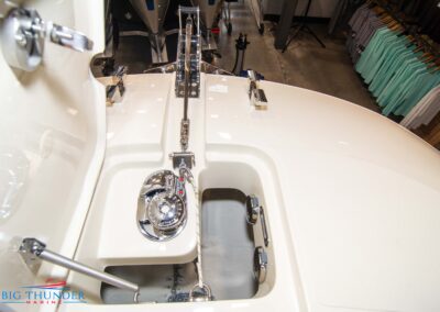 Capoforte center console bow locker win raffle Big Thunder Marine - Woo Girls Work