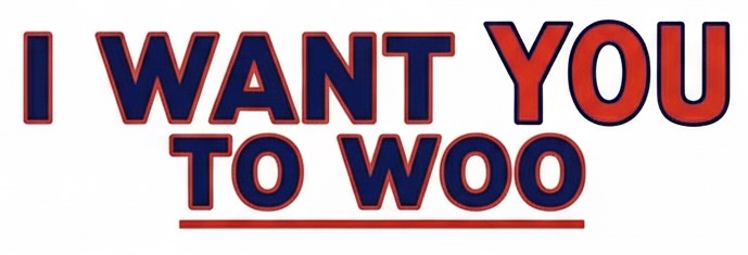 Woo CTA text only Woo Girls Work I want your support logo